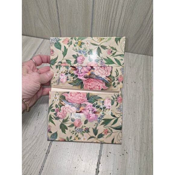 Vtg 1990 Avon Thinking Of You Bird Flowers Post Cards And Envelopes Beautiful - Picture 3 of 8